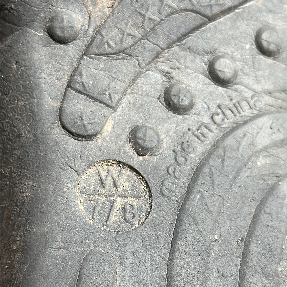 Black Perforated Mules with Strap - Picture 5 of 6